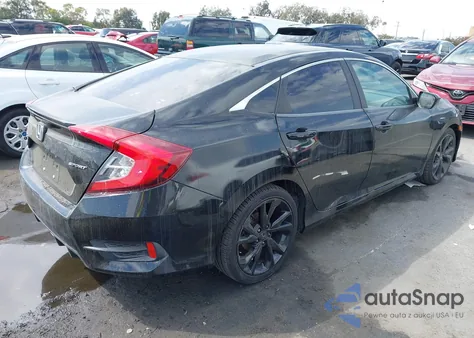 2019 Honda Civic Sport из США, поврежденный, VIN 2HGFC2F84KH595025